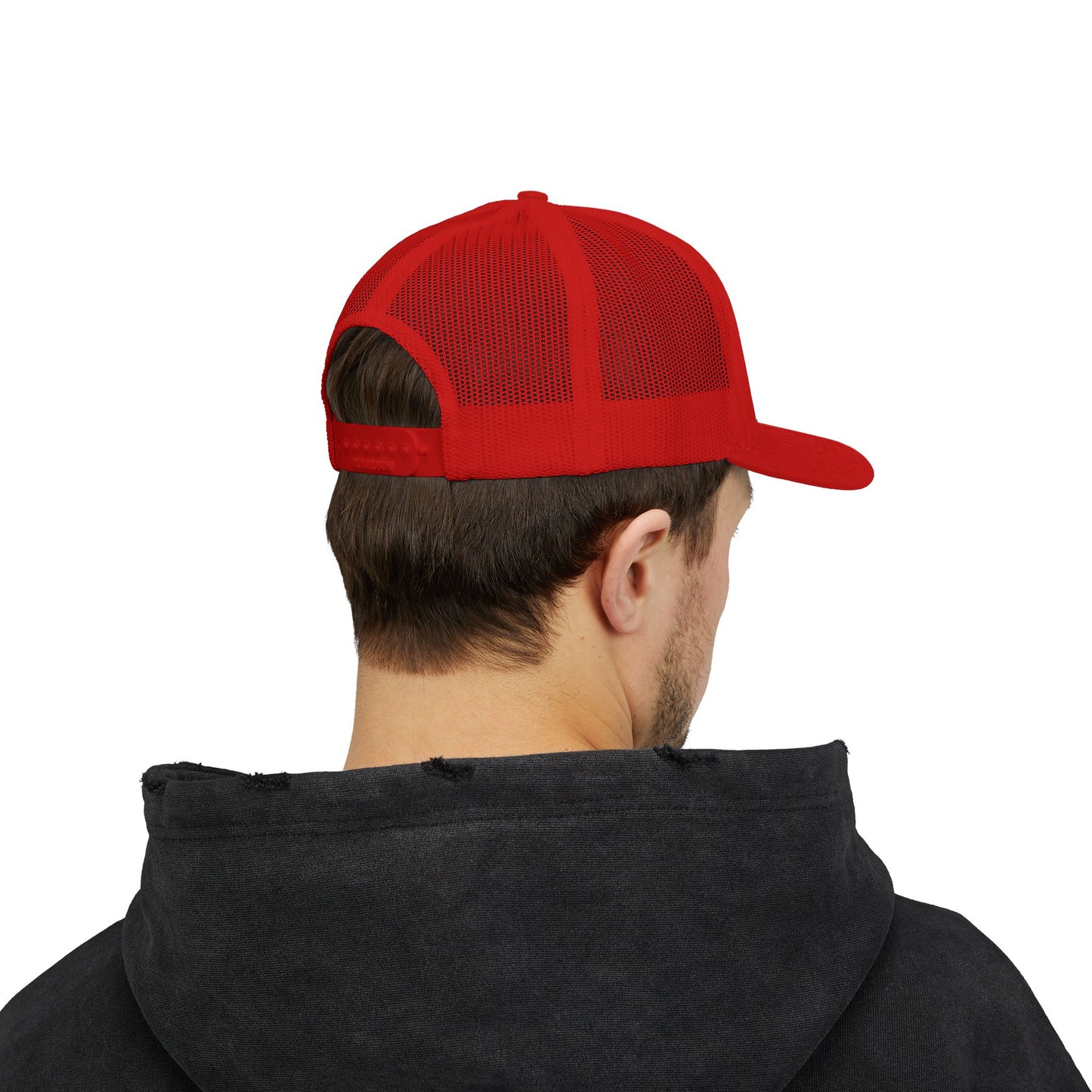 Camp Riff Guitar Snapback Trucker Cap - Perfect for Music Lovers and Outdoor Adventures