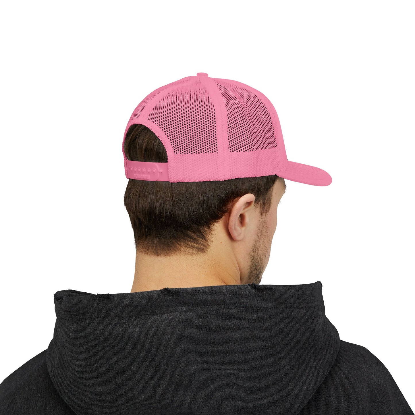 Camp Riff Guitar Snapback Trucker Cap - Perfect for Music Lovers and Outdoor Adventures