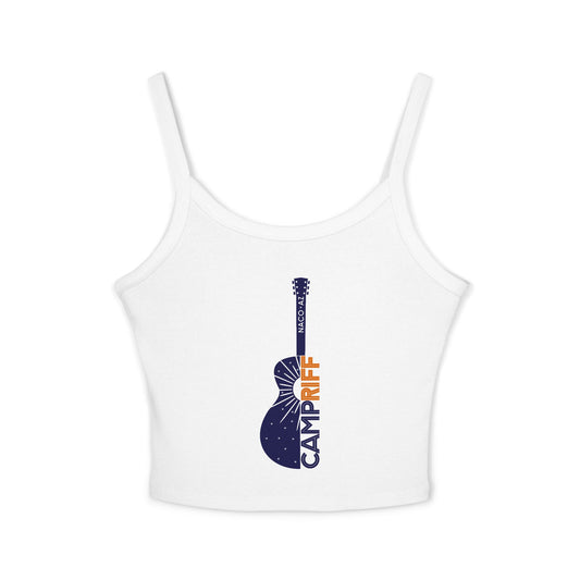 Camp Riff Women's Spaghetti Strap Tank Top - Music Lover's Summer Wear