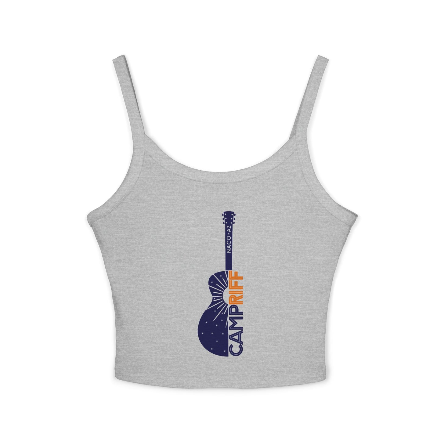 Camp Riff Women's Spaghetti Strap Tank Top - Music Lover's Summer Wear