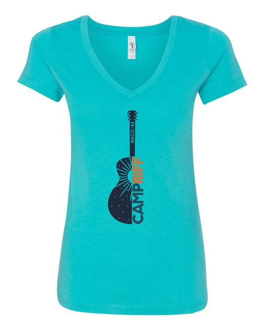 Ladies V-Neck Camp Riff Shirt